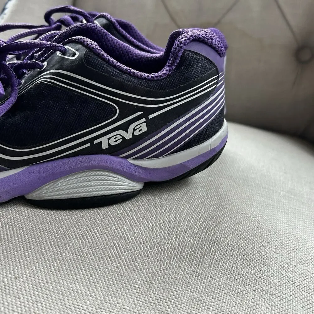 Teva Tevasphere Trail Running Shoes Sneakers Size 7.5 Purple Black Cross Train